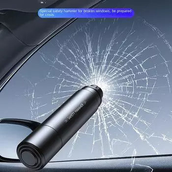 2 in 1 Car Window Breaker Seatbelt Cutter Rescue Escape Tool Car Safety Hammer Auto Accessories Emergency Glass Breaker