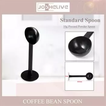2 In 1 Coffee Spoon 10g Standard Measuring Spoon Dual-use Bean Scoop Powder Press Scoop Coffee Machine Accessories Kitchen Tool