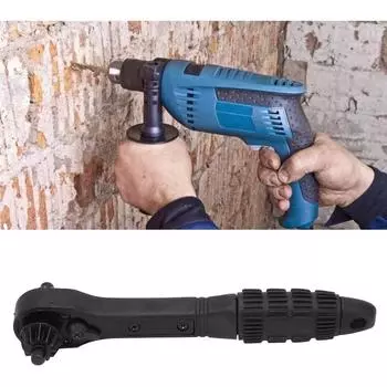 2 в 1 гаечный ключ с храповым механизмом для патрона дрели Универсальные гаечные ключи для электрических дрелей Экономящий труд гаечный ключ с храповым механизмом Многофункциональный ключ для патрона дрели