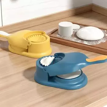 2 In 1 Dumpling Maker Dumpling Mold Dumpling Skin Wrapper Mould Dough Press Maker Kitchen Dumpling Noodles Making Tool