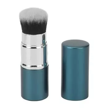 2 in 1 Face Oil Absorbing Roller Double Headed Foundation Brush Volcanic Stone Oil Control Roller синий