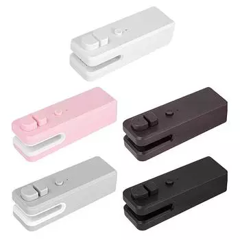2 In 1 Magnetic Sealer Cutter USB Charging Handheld Bag Sealing Machine Package Bags Sealer for Food Storage Snacks Freshness White