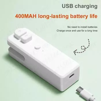 2 в 1 Магнитный упаковщик Резак USB Зарядка Ручной тепловой вакуумный упаковщик Пакеты Упаковщик для хранения продуктов Закуски Свежесть серый