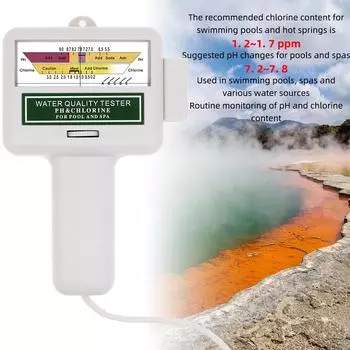 2 in 1 PH Tester CL2 Measuring PH Chlorine Meter Water Quality Testing Device Handheld Analyzer For Swimming Pool SPA Water