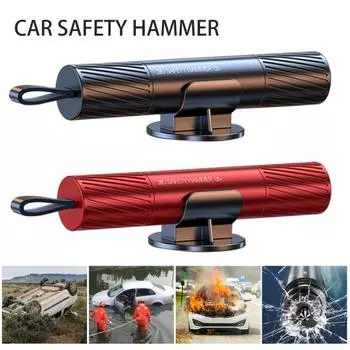 2-в-1 безопасный молоток для разбивания стекла резак для ремней безопасности легкий портативный аварийно-спасательный инструмент красный