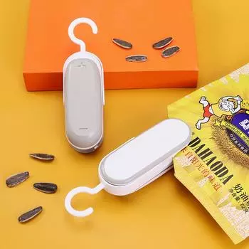 2 In 1 Sealing Machine Hand-Press Food Snack Heat Sealer Portable Package Sealer Household Storage Tool Kitchen Accessories