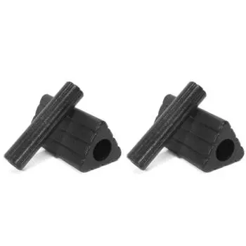 2 in 1 Triangle Yoga Block Yoga Column Roller EPP for Kids Adults (Black) QDE