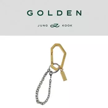 2-й ЗОЛОТОЙ брелок Jungkook для предзаказа