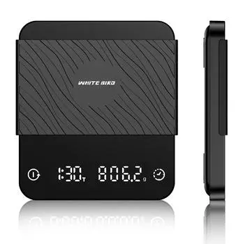 2 кг 0,1 г Цифровые смарт-капельные кофейные весы с таймером Бытовые капельные кухонные весы Взвешивание Двухрядный дисплей Вес с таймером