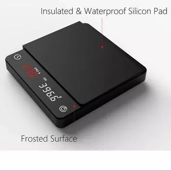 2 кг/0,1 г Мини-весы для кофе эспрессо с таймером для ручного капельного кофе Кухонные весы Инструменты Аксессуары