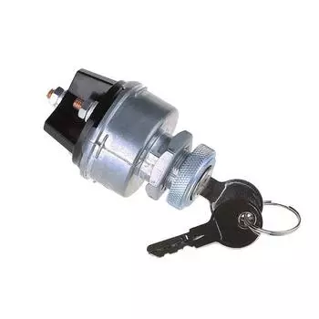 2-ключевой 3-позиционный замок зажигания с резьбовым терминалом, подходит для автомобиля, грузовика, автобуса, трактора, вилочного погрузчика, инструмент для настройки