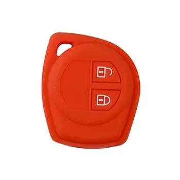 2 кнопки автомобильный дистанционный брелок силиконовый чехол для Suzuki SX4 Swift чёрный