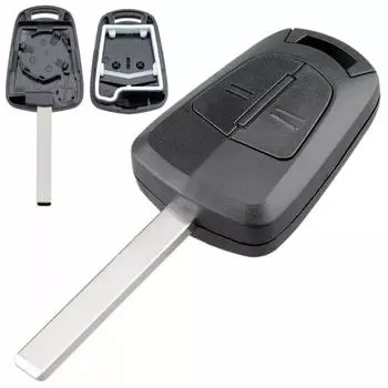 2 кнопки автомобильный дистанционный ключ с лезвием, пригодным для Opel Vauxhall Astra H Corsa D Zafira B