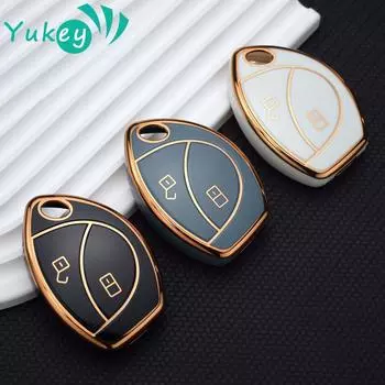 2 кнопки в виде ракушки, сигнализация Cobra для Renault Logan для Малайзии Toyota Truguard VG, чехол для дистанционного ключа, держатель чёрный