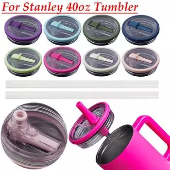 2 комплекта 40 унций стакана откидная крышка с трубочкой сменная крышка стакана с защитой от проливания многоразовый чехол для стакана устойчивый к брызгам для кружки Stanley 40 унций джинсовый синий