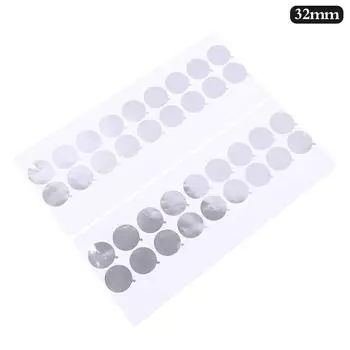 2 комплекта алюминиевой фольги для запечатывания наклеек для мягкой горловины тюбика 32mm