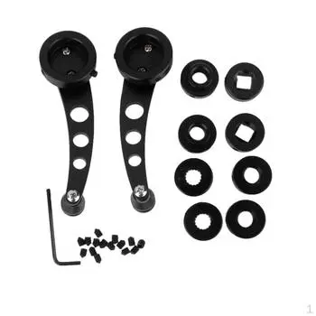 2 комплекта алюминиевых заготовок для оконных ручек для пикапа автомобиля