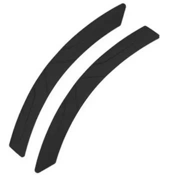 2 комплекта черных накладок на крылья автомобиля, защита колесных арок, защита бампера, декоративные полосы
