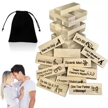 2 комплекта для взрослых строительных блоков, падающая башня, свидание, вечер, пара, развлечения