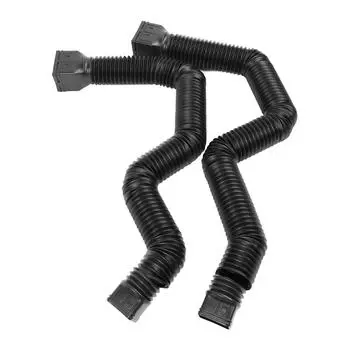 2 комплекта гибких удлинителей водосточной трубы от 21 дюйма до 58 дюймов для отвода воды, для бытового использования
