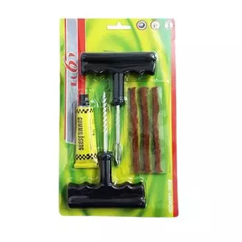 2 комплекта инструментов для ремонта автомобильных шин, инструменты для ремонта шин, аксессуары для экстренной помощи на открытом воздухе, простой комплект для ремонта проколов шин, детали для технического обслуживания