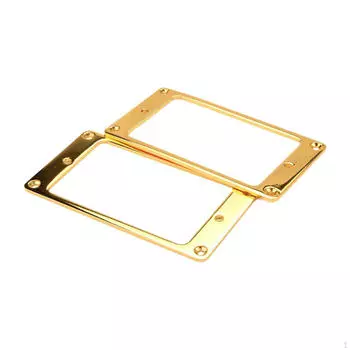 2 комплекта латунных рамок для крепления звукоснимателей для электрогитары Gold