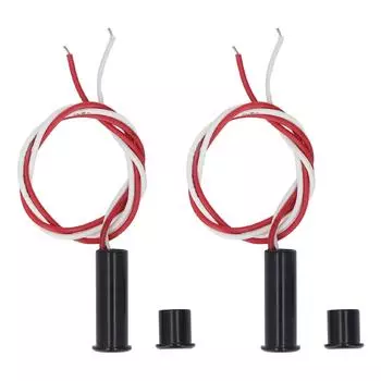 2 комплекта магнитных герконовых переключателей DC12 до 24 В NC проводной датчик двери окна для систем домашней охранной сигнализации