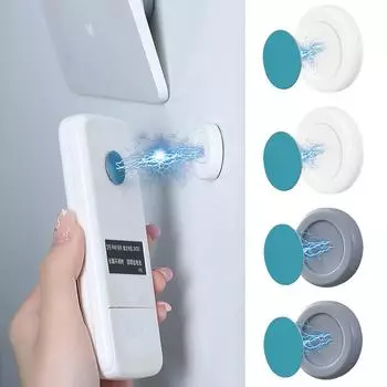 2 комплекта магнитных крючков, прочный настенный держатель, крючок для наклейки на холодильник, органайзер для дома с защитой от потери, магнитный крючок для пульта дистанционного управления