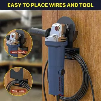 2 комплекта настенного держателя угловой шлифовальной машины с принадлежностями Heavy Duty Metal