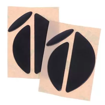 2 комплекта новейших универсальных черных коньков для мышей Logitech MX518 G400 с ножками для мыши