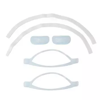 2 комплекта подбородочных ремней для решения проблемы храпа, сохраняющих рот закрытым, улучшающих дыхание, эластичных повязок на голову