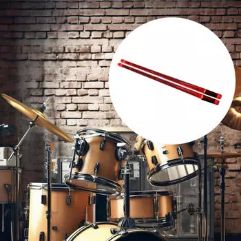 2 комплекта подсвеченных барабанных палочек, ударный инструмент, легкая колотушка для детей и взрослых red