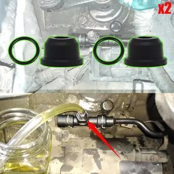 2 комплекта прокладок главного цилиндра сцепления для ремонта 02F141143A для Peugeot 406 1995 1996 1997 1998 1999 2000 - 2005 Coupe