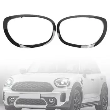 2 комплекта рамок для передних фар, левая и правая, автомобильные аксессуары 51137388117 51137388118 для S Mini F60