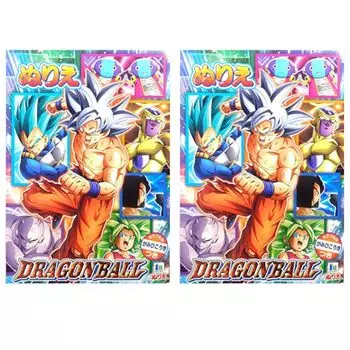 2 комплекта раскрасок Showa Note B5 Dragon Ball Super 500270709 Цветной бумажный самолетик