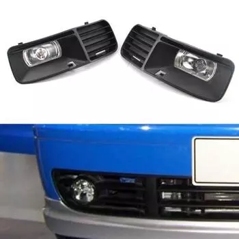 2 комплекта решеток для противотуманных фар, модификация автомобиля, решетка бампера из АБС-пластика, противотуманные фары для VW-Polo 1997