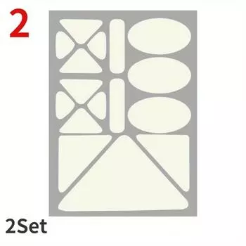 2 комплекта самоклеющихся черных заплаток для пуховиков, брюк, футболок, ремонта одежды, моющаяся нашивка, плащ, зонтик, тканевые наклейки для палатки 2 белый