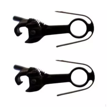 2 комплекта сцепок для моделей поездов в масштабе HO, детали крюка для поезда 1/87 short small head