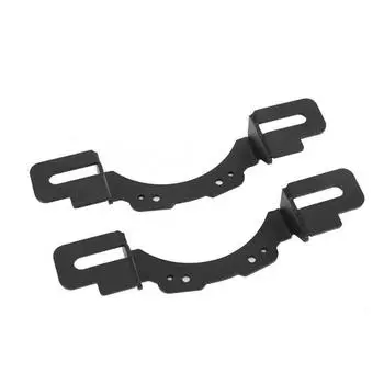 2 комплекта скрытых светодиодных кронштейнов для крепления противотуманных фар 4 дюйма для jeep wrangler jk 13-17 бампер 10-го поколения