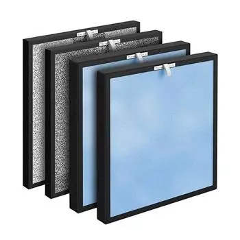 2 комплекта сменных фильтров для HSP001 Smart True HEPA, активированный уголь, фильтр тонкой предварительной очистки и фильтр H13 True HEPA CHINA