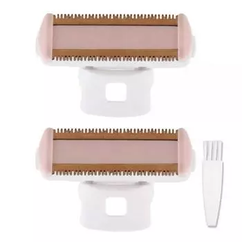 2 комплекта сменных лезвий для женской бритвы и триммера Perfect Body с аккумулятором, в комплект входит щеточка для чистки, 2 шт.