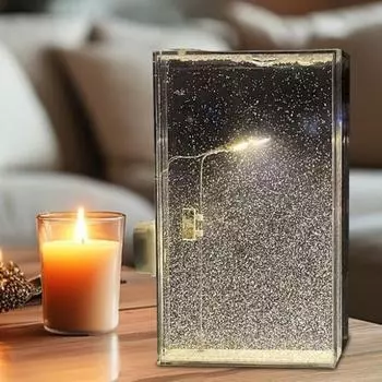 2 комплекта снежных уличных фонарей, материалы для самостоятельной сборки, комплект прикроватных светильников, простая установка, романтика, своими руками