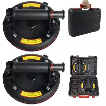 2 комплекта сверхпрочных присосок, 8-дюймовые вакуумные присоски для плитки, присоски для лобового стекла, плитки, мраморных полов, грузоподъемность 240 фунтов