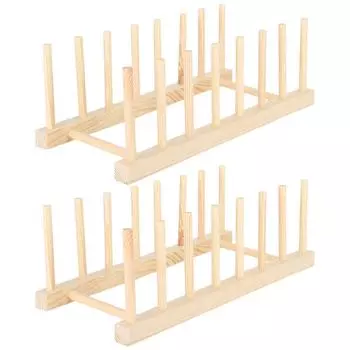 2 комплекта тарелок для хранения деревянного кухонного инвентаря, книжная полка, украшения для дома из цельного дерева