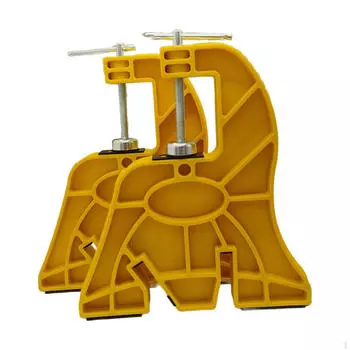 2 комплекта тисков для лыж и сноубордов для обслуживания и настройки кантов жёлтый