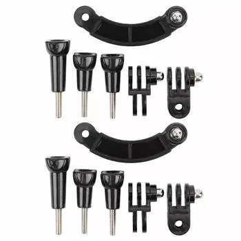 2 комплекта удлинителей для шлема изогнутый кронштейн для селфи-спортивной камеры скалолазания кемпинга верховой езды