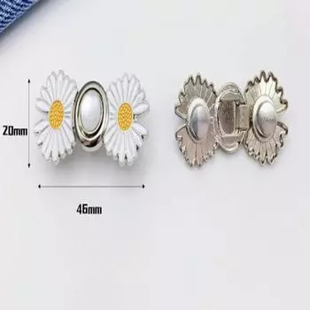 2 комплекта утяжек для брюк, съемные пуговицы для мешковатых джинсов, не требующие шитья и инструментов, булавки для джинсовых пуговиц