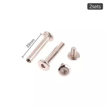 2 комплекта винтов для багажа из нержавеющей стали, аксессуары для багажа, болты для колес багажа