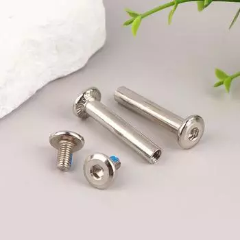 2 комплекта винтов для багажа из нержавеющей стали, аксессуары для багажа, болты для колес багажа L33