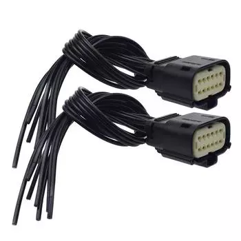 2 комплекта жгутов проводов с разъемом фары 68364272AA для dodge charger 2015-2018